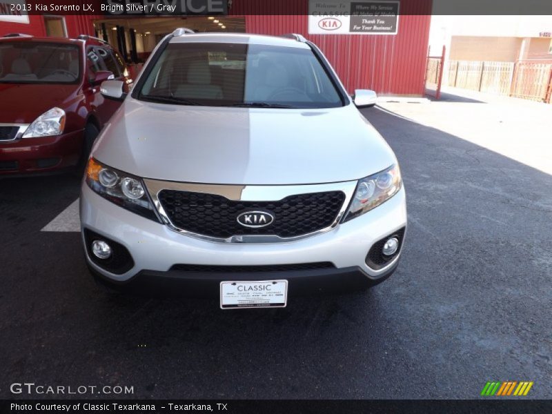 Bright Silver / Gray 2013 Kia Sorento LX