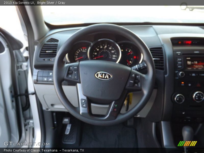 Bright Silver / Gray 2013 Kia Sorento LX