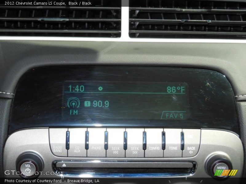 Black / Black 2012 Chevrolet Camaro LS Coupe