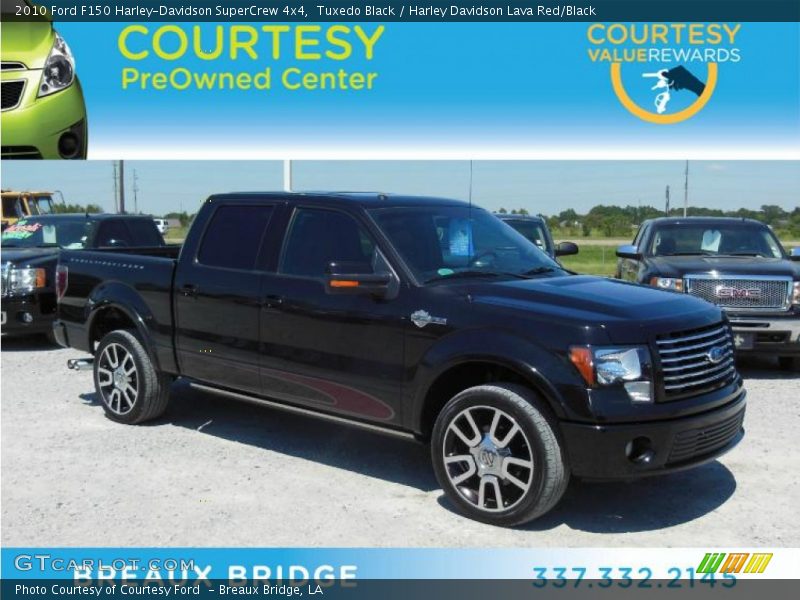 Tuxedo Black / Harley Davidson Lava Red/Black 2010 Ford F150 Harley-Davidson SuperCrew 4x4