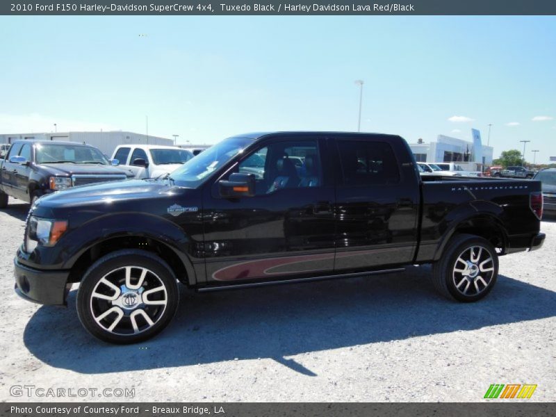 Tuxedo Black / Harley Davidson Lava Red/Black 2010 Ford F150 Harley-Davidson SuperCrew 4x4