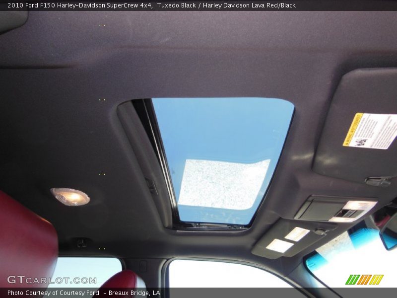 Tuxedo Black / Harley Davidson Lava Red/Black 2010 Ford F150 Harley-Davidson SuperCrew 4x4