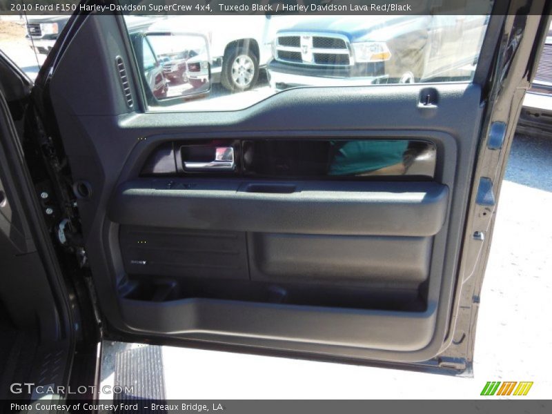 Tuxedo Black / Harley Davidson Lava Red/Black 2010 Ford F150 Harley-Davidson SuperCrew 4x4