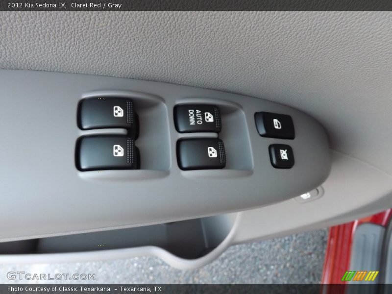 Claret Red / Gray 2012 Kia Sedona LX