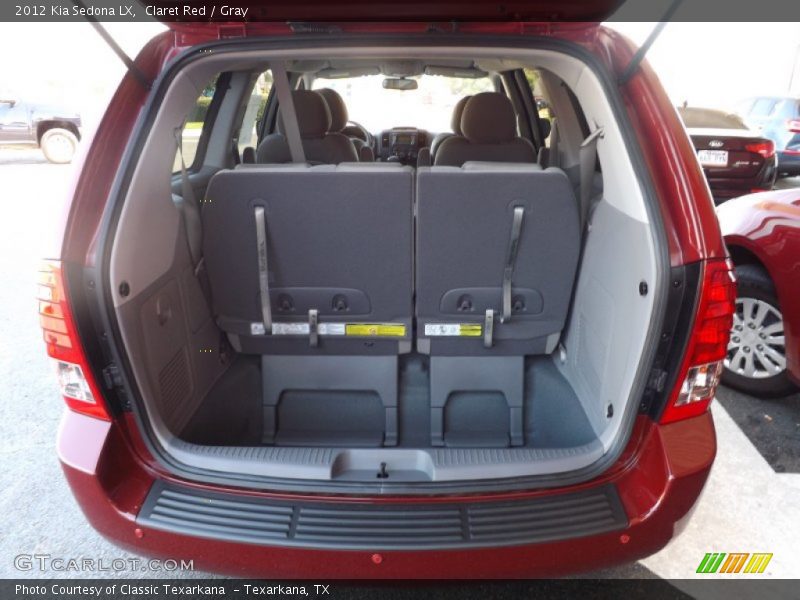 Claret Red / Gray 2012 Kia Sedona LX