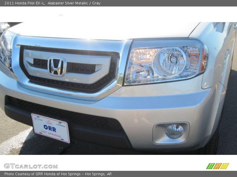 Alabaster Silver Metallic / Gray 2011 Honda Pilot EX-L