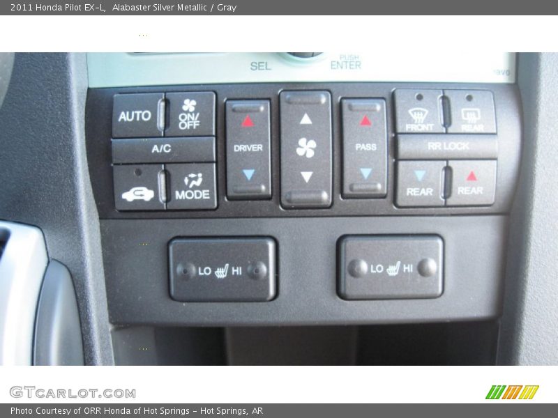 Alabaster Silver Metallic / Gray 2011 Honda Pilot EX-L