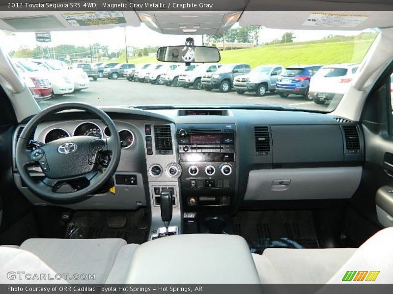Magnetic Gray Metallic / Graphite Gray 2012 Toyota Sequoia SR5 4WD
