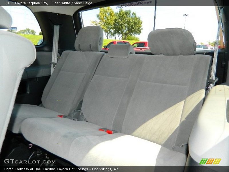 Super White / Sand Beige 2012 Toyota Sequoia SR5