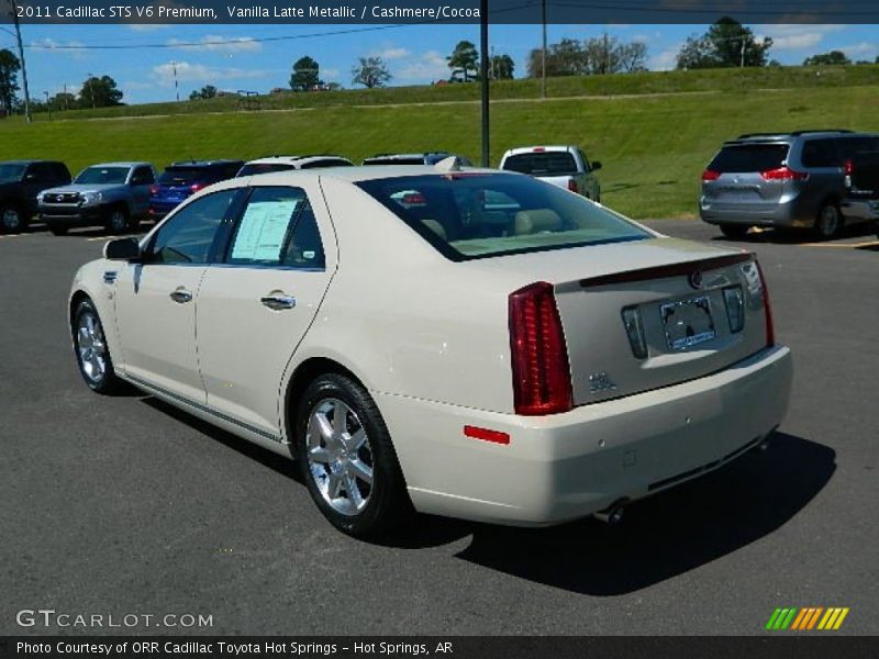Vanilla Latte Metallic / Cashmere/Cocoa 2011 Cadillac STS V6 Premium