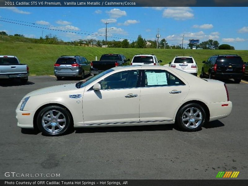 Vanilla Latte Metallic / Cashmere/Cocoa 2011 Cadillac STS V6 Premium