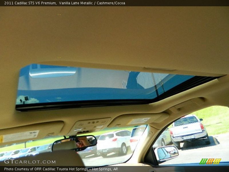Vanilla Latte Metallic / Cashmere/Cocoa 2011 Cadillac STS V6 Premium