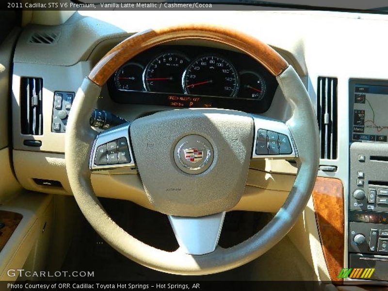 Vanilla Latte Metallic / Cashmere/Cocoa 2011 Cadillac STS V6 Premium