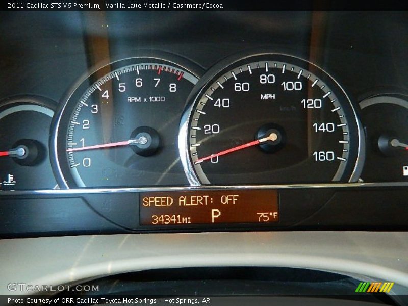 Vanilla Latte Metallic / Cashmere/Cocoa 2011 Cadillac STS V6 Premium