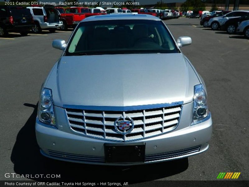 Radiant Silver Metallic / Shale/Cocoa Accents 2011 Cadillac DTS Premium