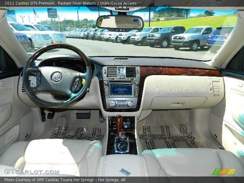 Radiant Silver Metallic / Shale/Cocoa Accents 2011 Cadillac DTS Premium