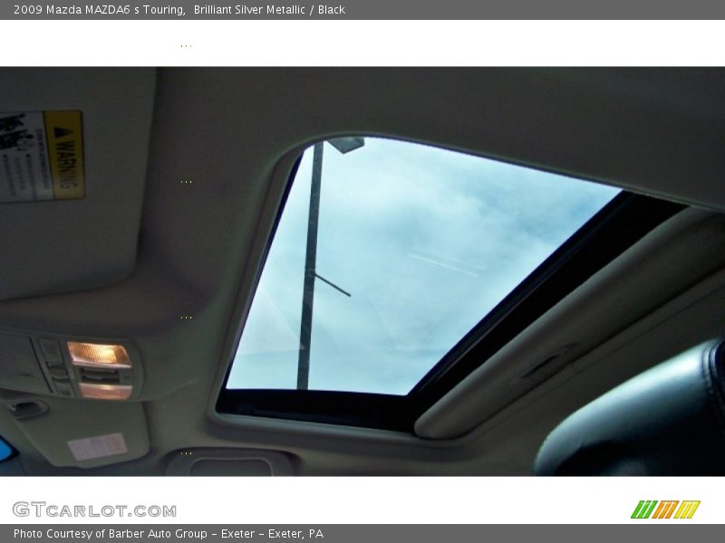 Brilliant Silver Metallic / Black 2009 Mazda MAZDA6 s Touring