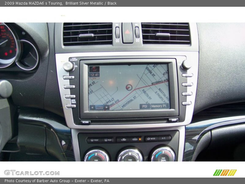 Brilliant Silver Metallic / Black 2009 Mazda MAZDA6 s Touring