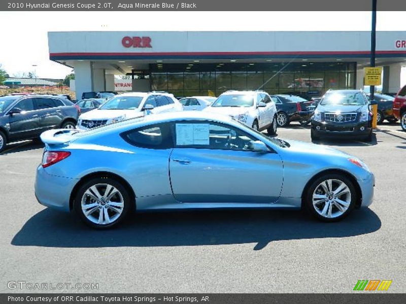 Aqua Minerale Blue / Black 2010 Hyundai Genesis Coupe 2.0T