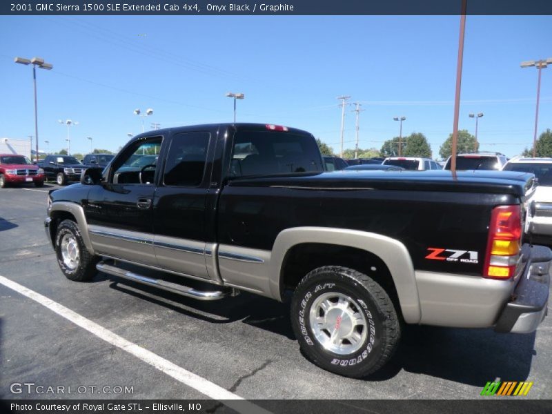 Onyx Black / Graphite 2001 GMC Sierra 1500 SLE Extended Cab 4x4