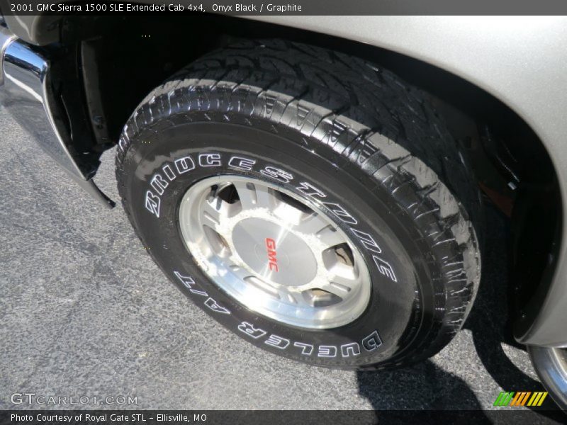 Onyx Black / Graphite 2001 GMC Sierra 1500 SLE Extended Cab 4x4