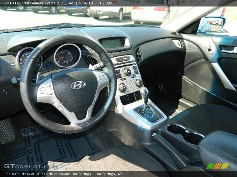 Aqua Minerale Blue / Black 2010 Hyundai Genesis Coupe 2.0T