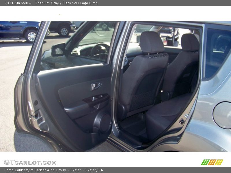Titanium Gray / Black Soul Logo Cloth 2011 Kia Soul +