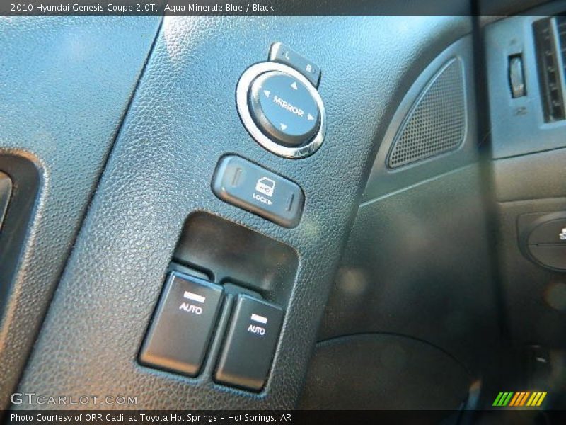 Aqua Minerale Blue / Black 2010 Hyundai Genesis Coupe 2.0T