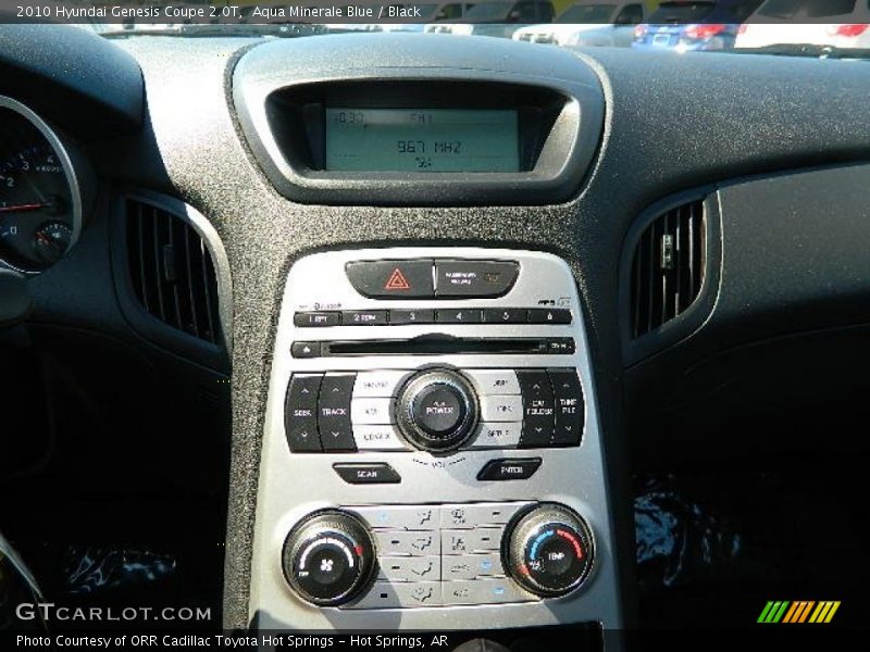 Aqua Minerale Blue / Black 2010 Hyundai Genesis Coupe 2.0T