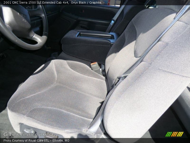 Onyx Black / Graphite 2001 GMC Sierra 1500 SLE Extended Cab 4x4