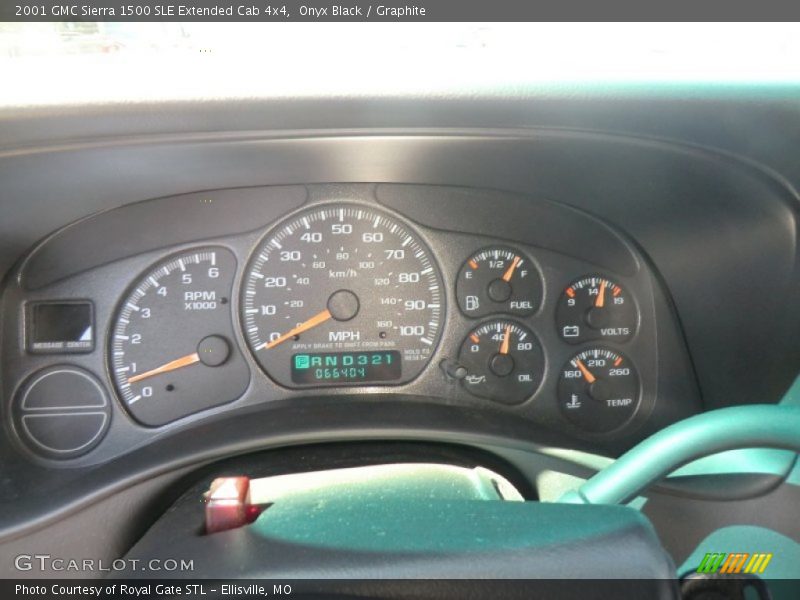 Onyx Black / Graphite 2001 GMC Sierra 1500 SLE Extended Cab 4x4