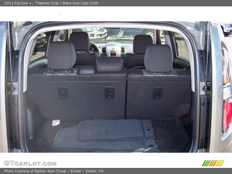 Titanium Gray / Black Soul Logo Cloth 2011 Kia Soul +