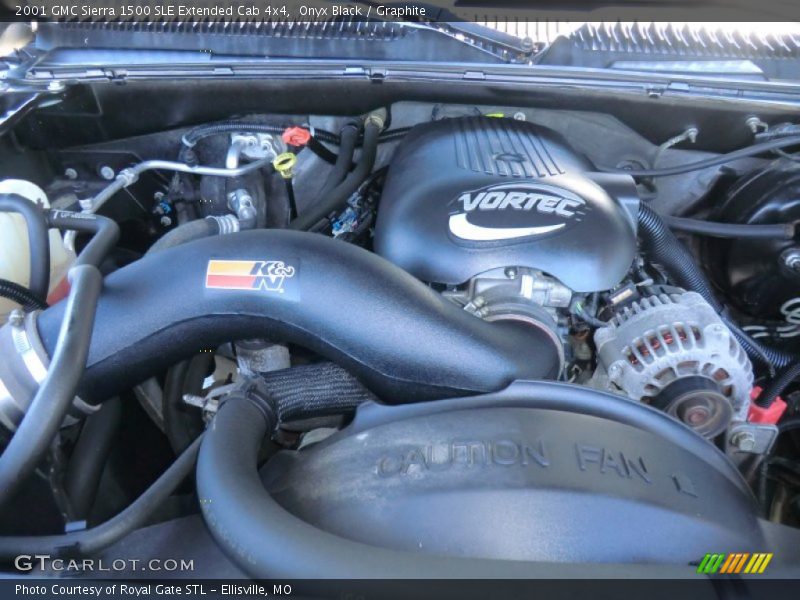 Onyx Black / Graphite 2001 GMC Sierra 1500 SLE Extended Cab 4x4