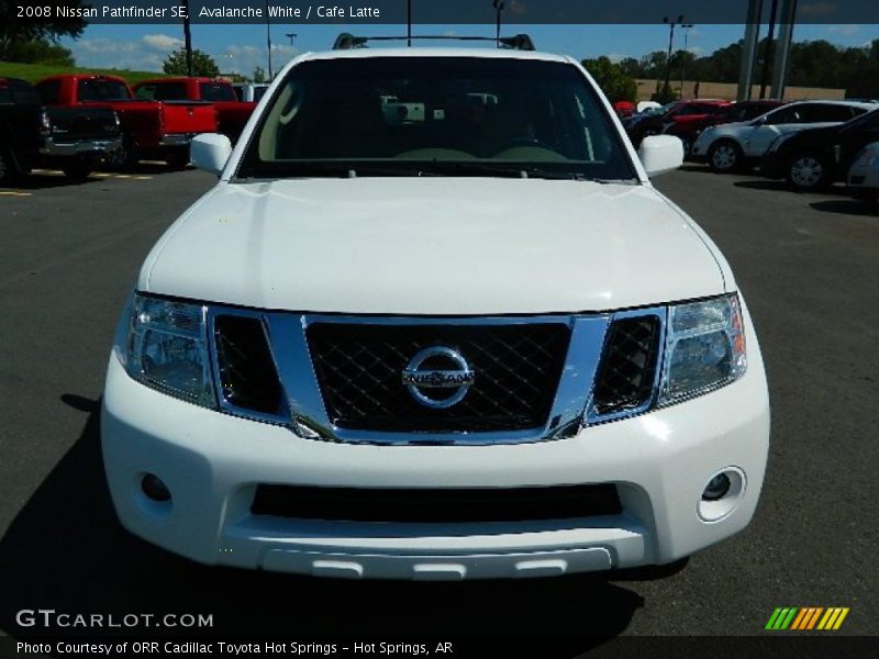 Avalanche White / Cafe Latte 2008 Nissan Pathfinder SE