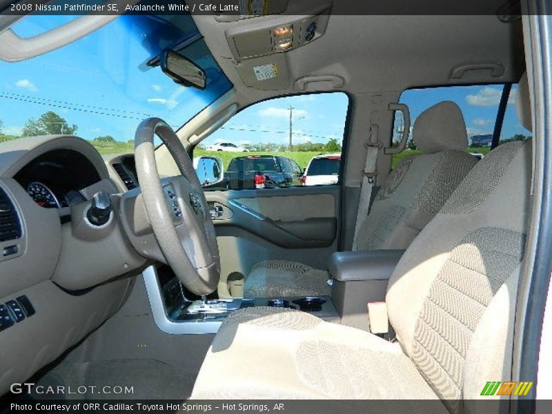 Avalanche White / Cafe Latte 2008 Nissan Pathfinder SE