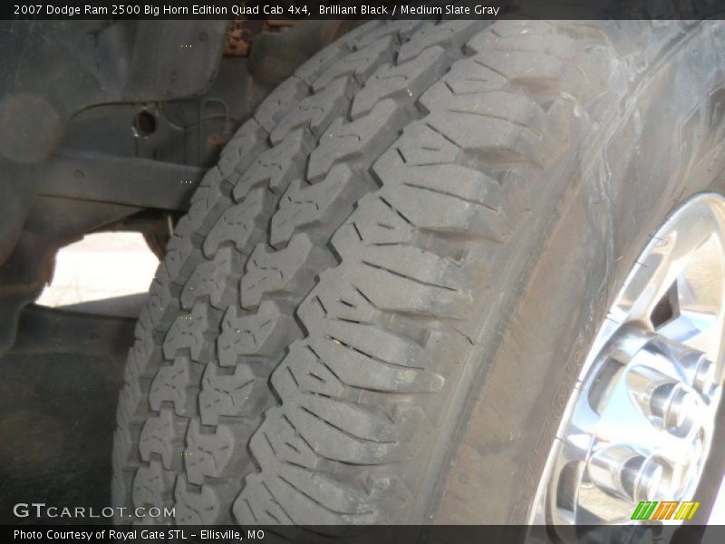 Brilliant Black / Medium Slate Gray 2007 Dodge Ram 2500 Big Horn Edition Quad Cab 4x4