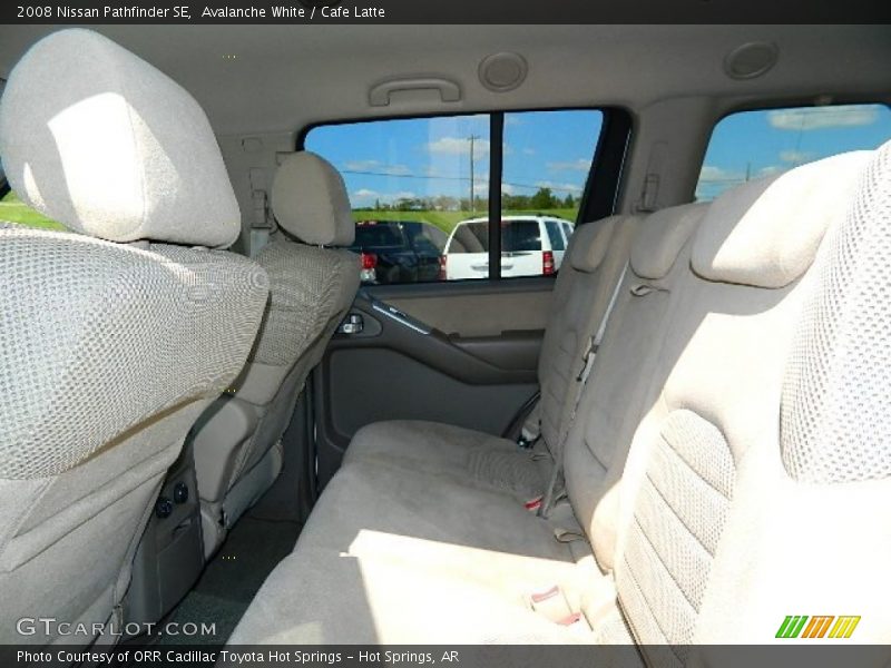 Avalanche White / Cafe Latte 2008 Nissan Pathfinder SE