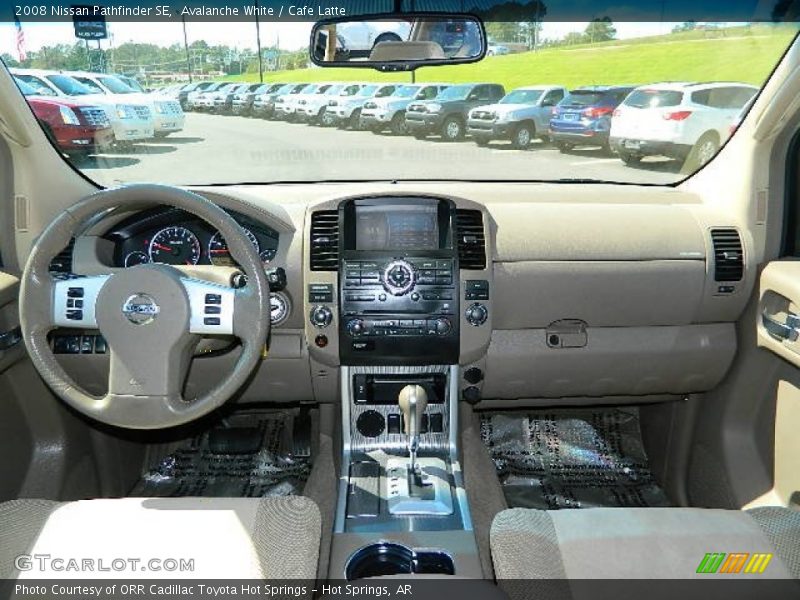 Avalanche White / Cafe Latte 2008 Nissan Pathfinder SE