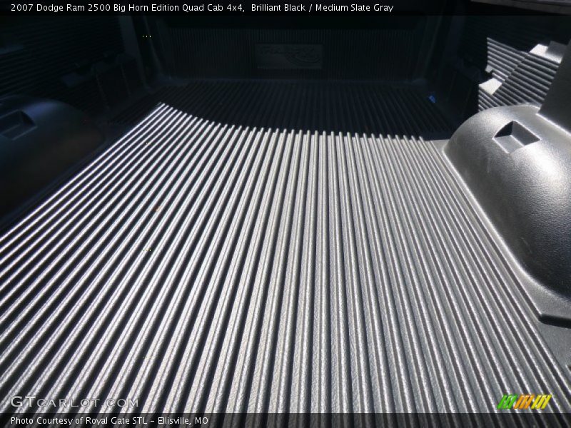 Brilliant Black / Medium Slate Gray 2007 Dodge Ram 2500 Big Horn Edition Quad Cab 4x4