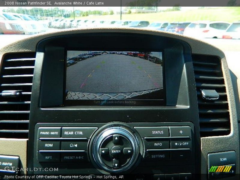 Avalanche White / Cafe Latte 2008 Nissan Pathfinder SE