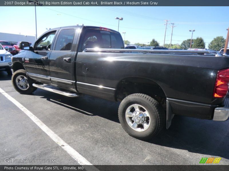 Brilliant Black / Medium Slate Gray 2007 Dodge Ram 2500 Big Horn Edition Quad Cab 4x4