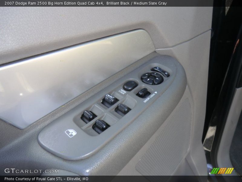 Brilliant Black / Medium Slate Gray 2007 Dodge Ram 2500 Big Horn Edition Quad Cab 4x4