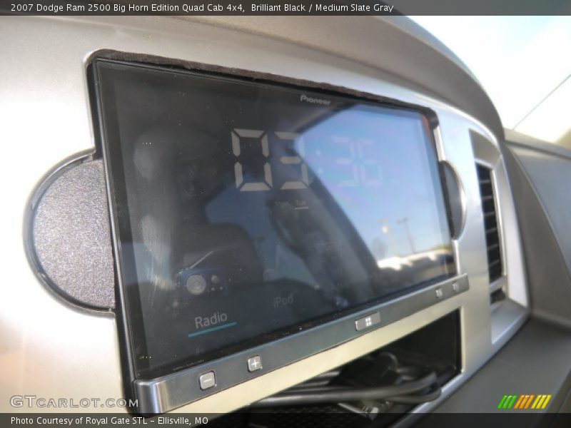 Brilliant Black / Medium Slate Gray 2007 Dodge Ram 2500 Big Horn Edition Quad Cab 4x4