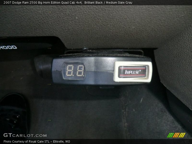 Brilliant Black / Medium Slate Gray 2007 Dodge Ram 2500 Big Horn Edition Quad Cab 4x4