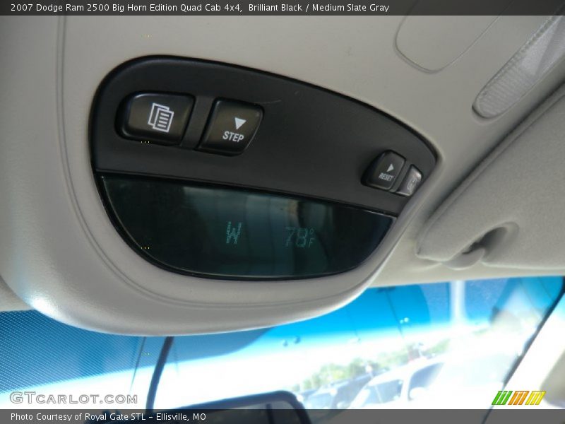 Brilliant Black / Medium Slate Gray 2007 Dodge Ram 2500 Big Horn Edition Quad Cab 4x4