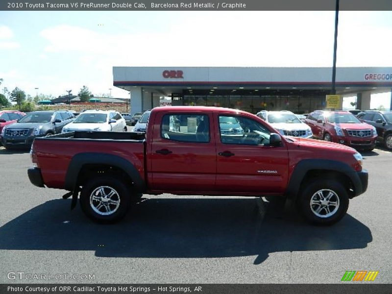 Barcelona Red Metallic / Graphite 2010 Toyota Tacoma V6 PreRunner Double Cab