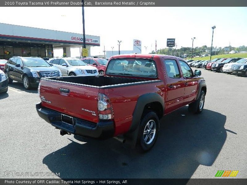 Barcelona Red Metallic / Graphite 2010 Toyota Tacoma V6 PreRunner Double Cab