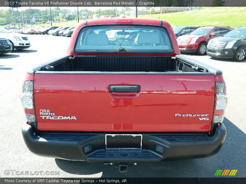 Barcelona Red Metallic / Graphite 2010 Toyota Tacoma V6 PreRunner Double Cab