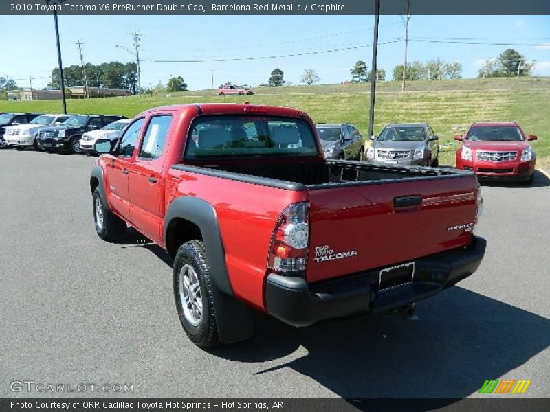 Barcelona Red Metallic / Graphite 2010 Toyota Tacoma V6 PreRunner Double Cab