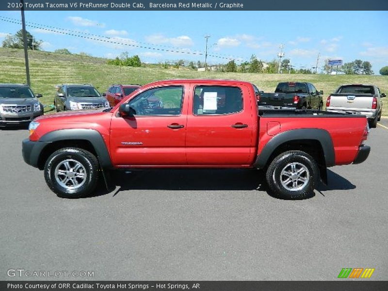 Barcelona Red Metallic / Graphite 2010 Toyota Tacoma V6 PreRunner Double Cab